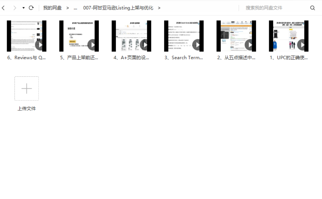 阿甘-亚马逊Listing上架与优化-免费 2
